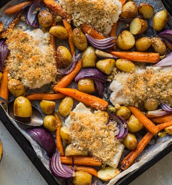 witvis met broodkruim 