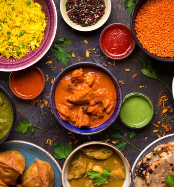 Indiase bombay burger