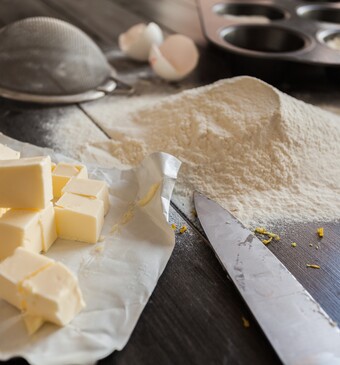 gezouten boter bakken