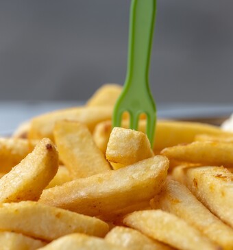 overgebleven frietjes verwarmen