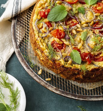 Griekse groentenquiche