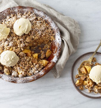 Havermout-Peren Crumble