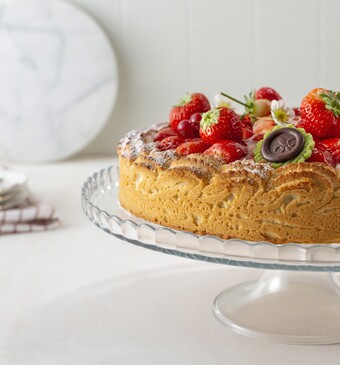 Parijse Aardbeien-Vanilletaart