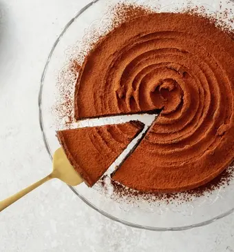 Chocolade-avocadotaart