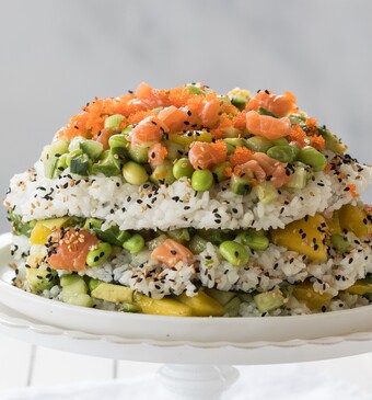 Sushi-taart