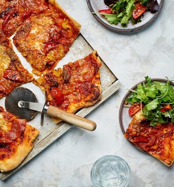 Plaatpizza
