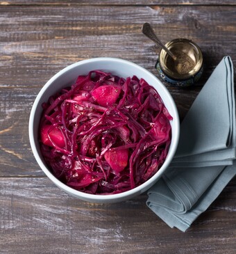 Recept voor rode kool met appel