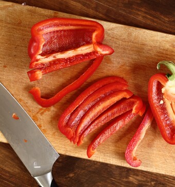 paprika's snijden truc