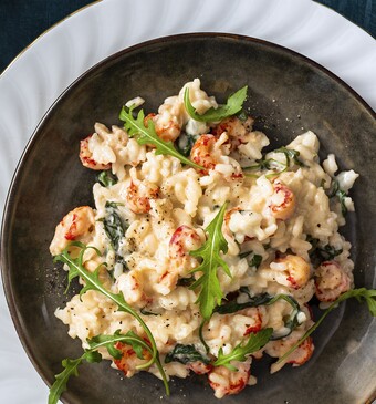 Champagne-risotto