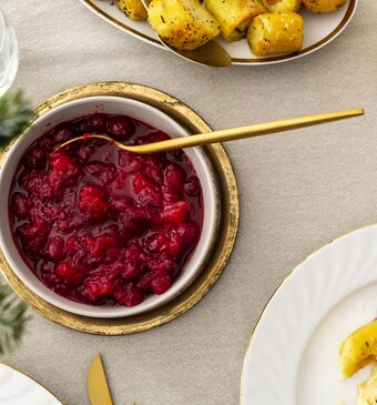 Cranberry-appelcompote