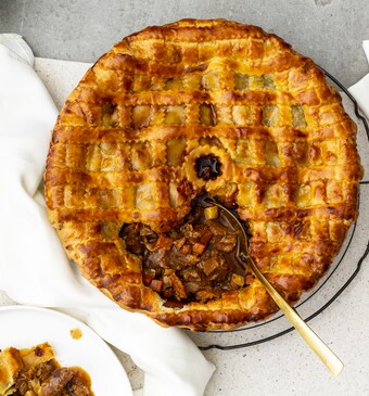 Feestelijke Pie met Wildzwijn