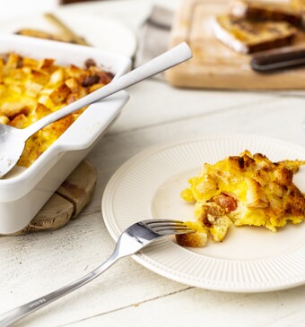 Ovenomelet met tomaat en cheddar