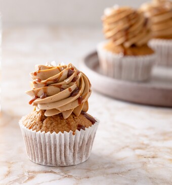 Cupcakes met Butterscotch en Bourbon