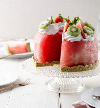 Zomerse Watermeloentaart