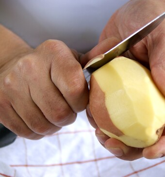aardappels schillen