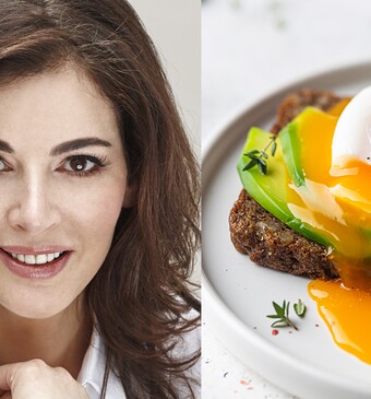 nigella lawson gepocheerde eiren
