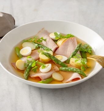 Aspic van Sallandse Ham en Ei