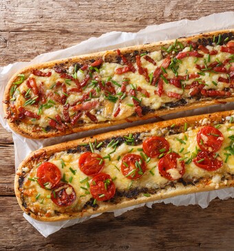 gevuld stokbrood met gehakt