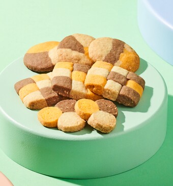 Tricolore shortbread-koekjes