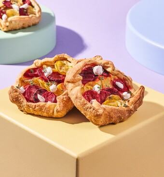 Hartige bieten-galettes
