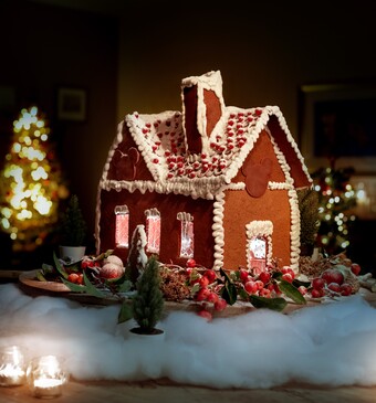 Rudolph's gingerbread house