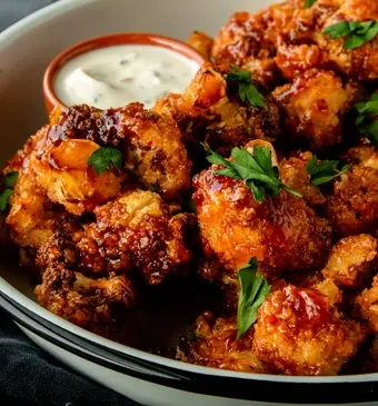 Pittige Bloemkoolnuggets