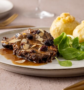 Sauerbraten met kartoffelknödels