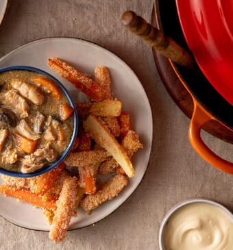 Vlaamse kippenstoofpot