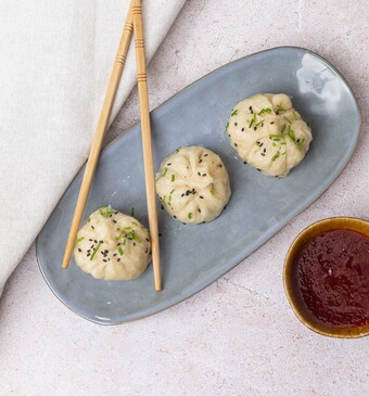 Shanghai pan fried bun