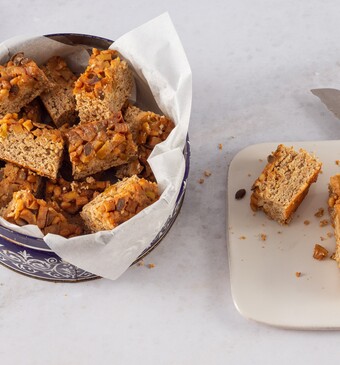 Lactosevrije appel-karameltaart