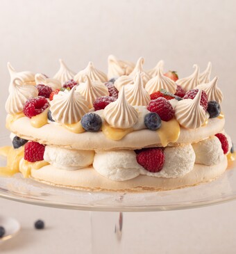 Eenvoudige meringuetaart