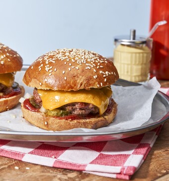 zelfgemaakte cheeseburger GP