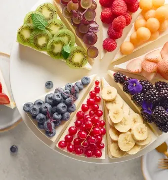 frisse fruittaart met skyr mousse