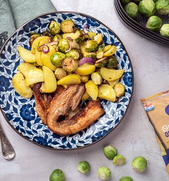 speklappen met spruiten