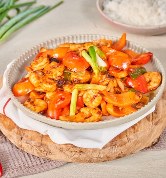 Snel met Mil zoetzure tijgergarnalen