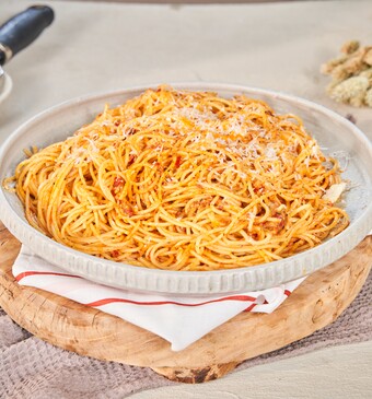 snel met Mil ‘Nduja cacio e pepe  