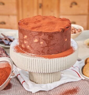 snel met Mil chocolade taart 