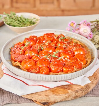 Snel met Mil tarte tatin tomaat