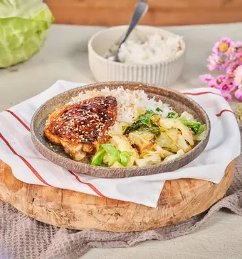 snel met Mil sticky chicken