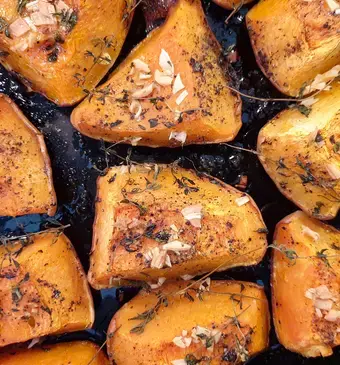 Pompoen uit de oven