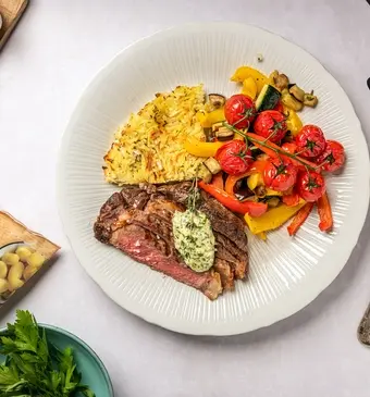 Ribeye uit de airfryer 