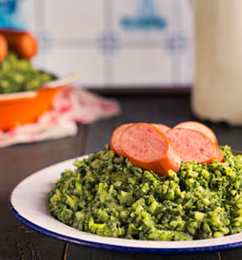 Boerenkoolstamppot met worst 