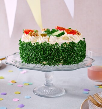 Altijd feest! Hartige Verjaardagstaart