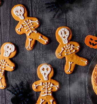 Altijd feest! skeletkoekjes