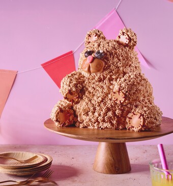 Altijd feest! Teddybeer-taart