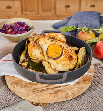 Snel met Mil Kerst Kip uit de oven met rozemarijn 