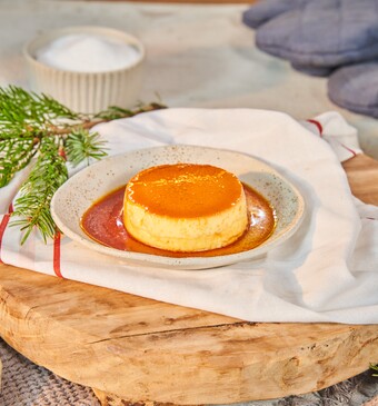 Snel met Mil kerst Crème caramel met kardamom 