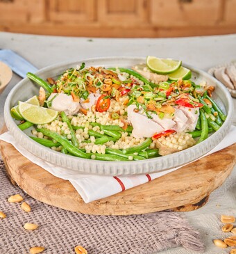 Snel met Miljuschka: frisse start Gepocheerde met sperziebonen