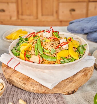 Snel met Miljuschka: Frisse start Geroosterde tofu met noedelsalade 