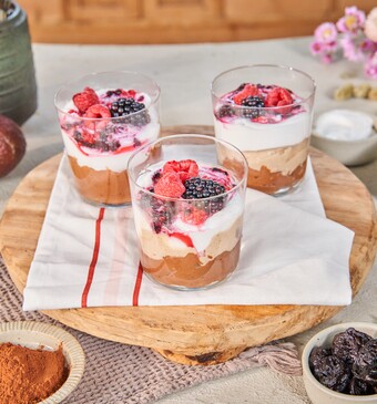 Snel met Miljuschka: Frisse start Mini-trifle met chocolade 